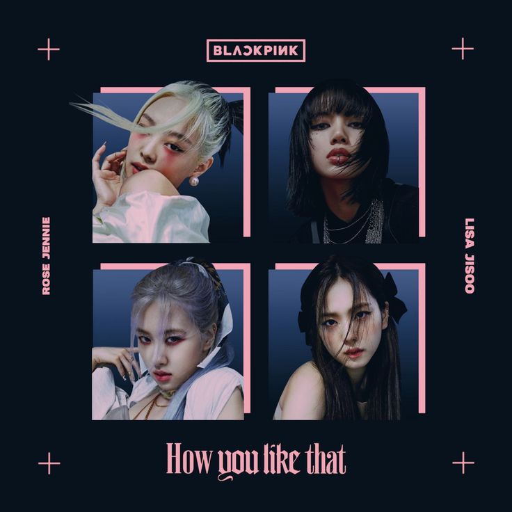 portrayed photo of blackpink's how you like that song's cover photo