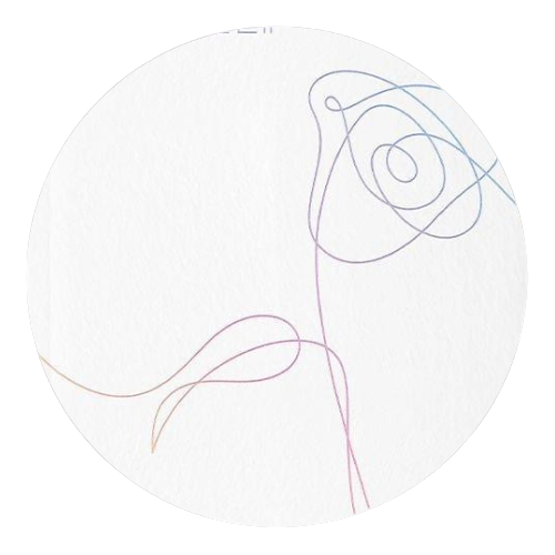 round image of Love Yourself: her album in pink border